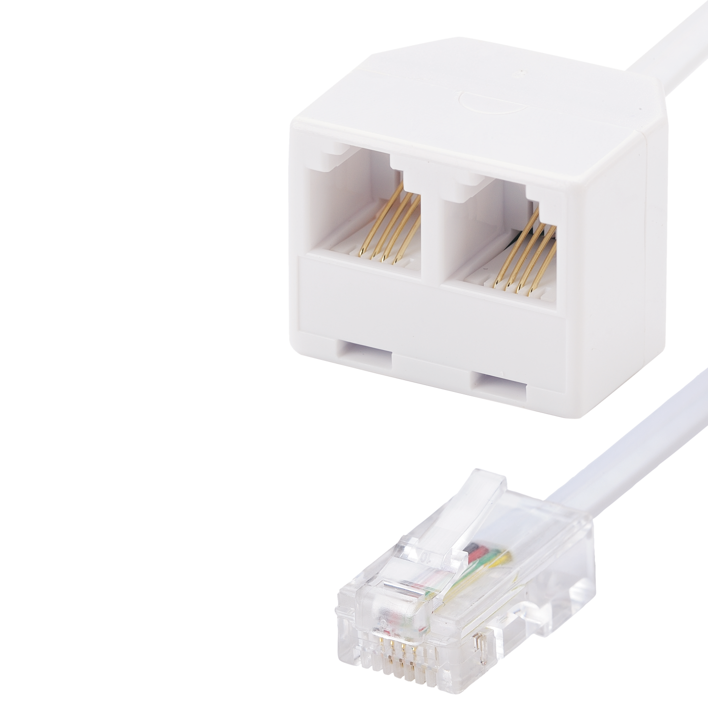 ADAPTEUR RJ 45 F/F BLANCH
