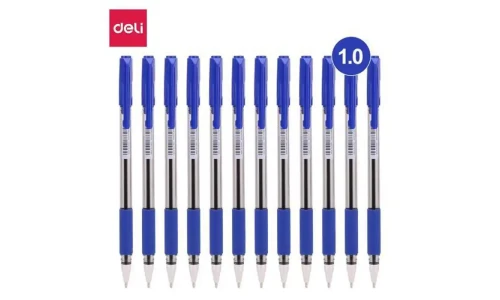 Stylo à bille bleu (lot de 12)