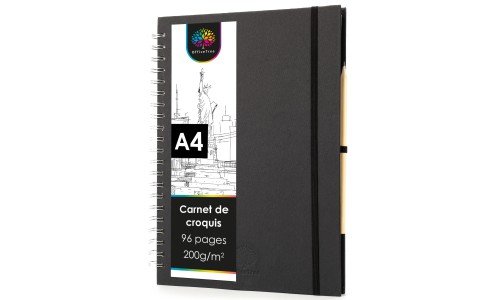Carnet de dessin A4