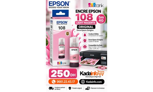ONCRE EPSON 108 LIGHT MAGENTA ORIGINAL