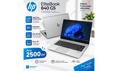 HP 840 G6 I5 8eme Ram 8G Stockage 256ssd