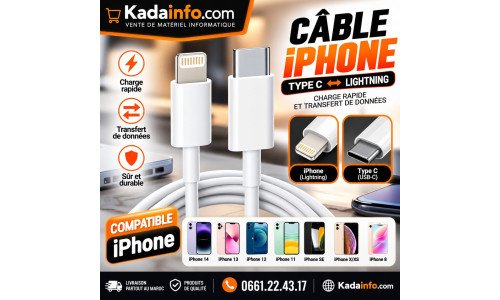 câble type c vers iPhone