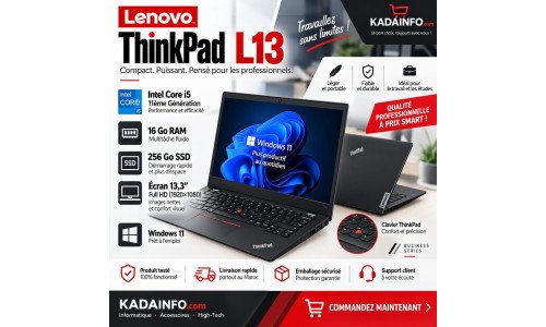 lenovo l13 i5 11eme 16/256