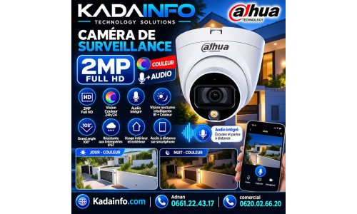CAM 2M DAHUA DOOM COLOR AUDIO