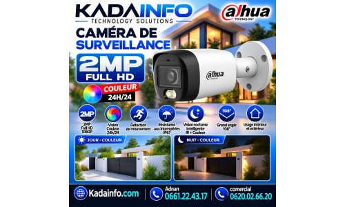 CAM 2M DAHUA EXTERN Collor
